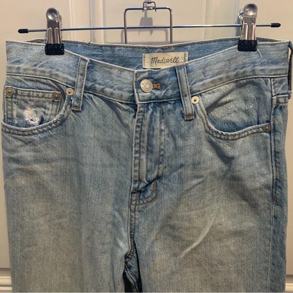 Madewell The Perfect Summer Jean Light Blue Wash Jeans Relaxed Fit 26 $115.00 - Picture 3 of 10